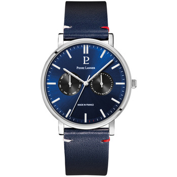 PIERRE LANNIER Montre  Montre Homme ESSENTIAL Bleu Cuir Bleu