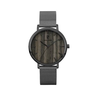 PIERRE LANNIER Montre  Montre Homme NATURE Noir Acier milanais Gris