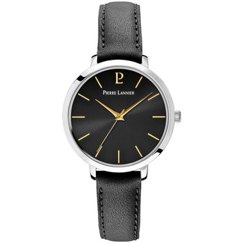 PIERRE LANNIER Montre pour femme 034N633 avec bracelet en cuir noir