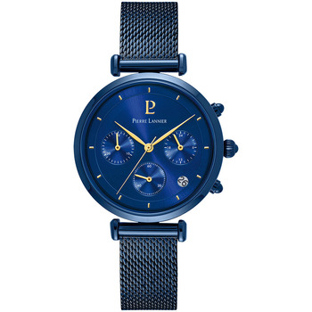 PIERRE LANNIER Montre pour femme 084J869 avec bracelet en acier bleu