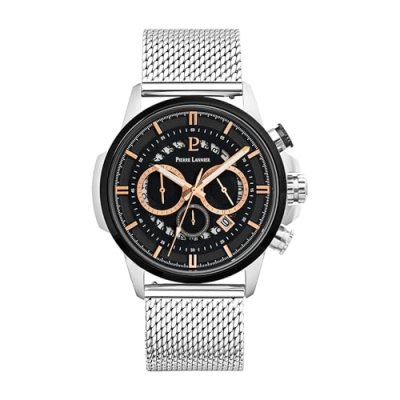 PIERRE LANNIER Montre pour homme 236D131 avec bracelet en acier argent