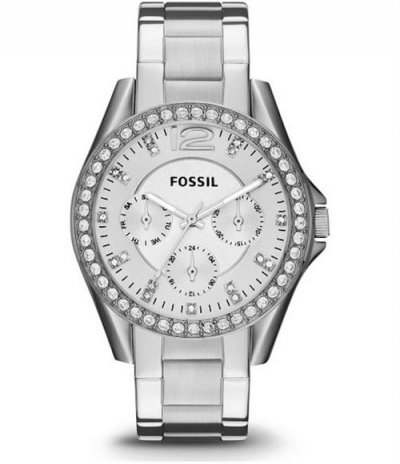 FOSSIL Montre Riley multifonction en Acier Inoxydable, ES3202