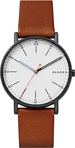 SKAGEN Montre  SKW6374 - SIGNATUR CUIR BRUN EC1 Homme