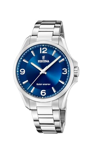 FESTINA Montre Solar energy Bleu fonc&eacute; F20656/2 Gris 