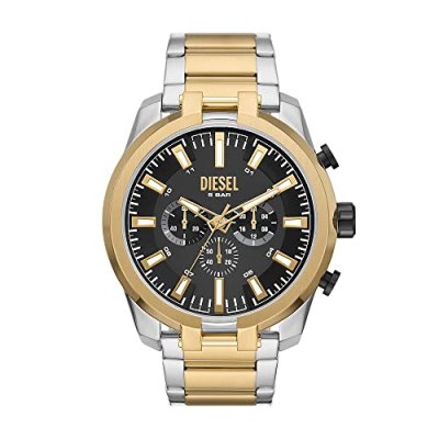 DIESEL Montre Spiked Noir DZ4607 Rose 