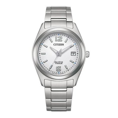 CITIZEN Montre Super titanium lady Blanc FE6151-82A Gris 