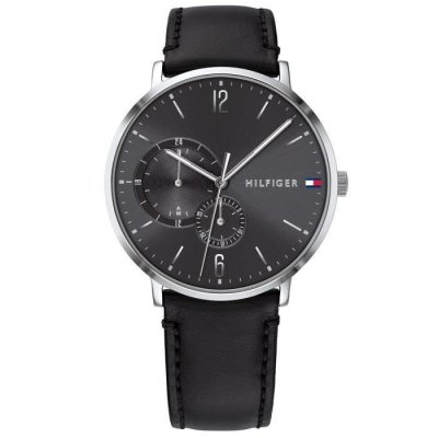 TOMMY HILFIGER Montre  Jake 1791509 Classique bracelet cuir noir