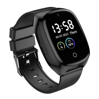 YONIS Montre Traceur GPS S&eacute;nior Cardio Sos &Eacute;cran Tactile Alarme Anti Chute 