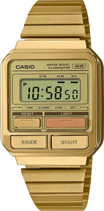 CASIO Montre Unisexe  A120 Front Button Series A120WEG-9AEF