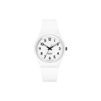 SWATCH Montre Unisexe  Just White Soft GW151O