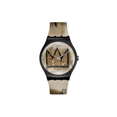 SWATCH Montre Unisexe  Untitled By Jean-Michel Basquiat SUOZ355