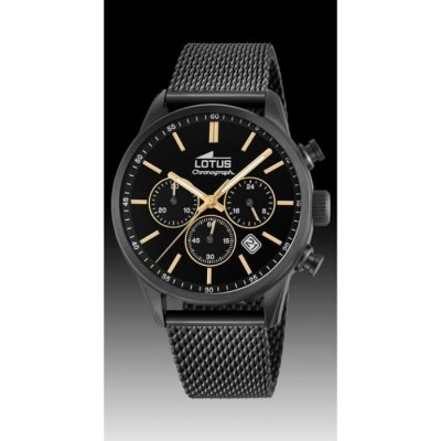 LOTUS Montres homme  Montres L18700-2 - Bracelet Acier Noir