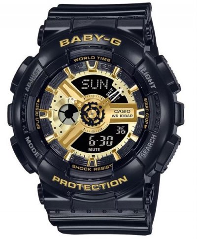 CASIO Montres Mixte  BA-110X-1AER - Bracelet R&eacute;sine Noir