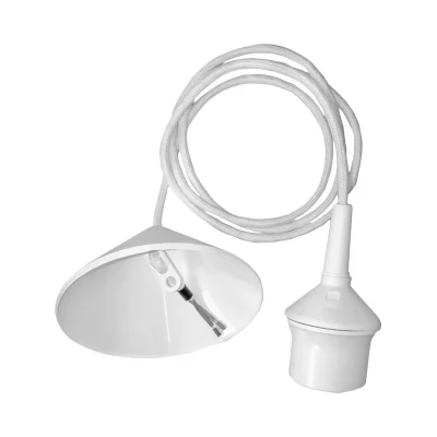 UMAGE Monture de Suspension 2,1m C&acirc;ble Blanc Tissu - 
