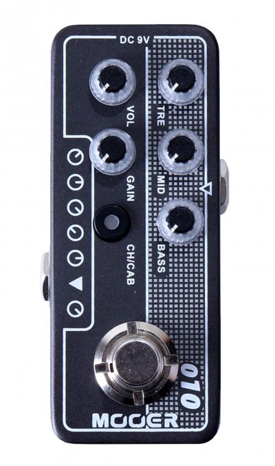 MOOER  010 Two Stone - P&eacute;dale micro pr&eacute;ampli guitare