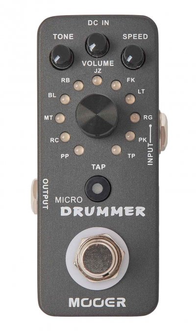 MOOER  Micro Drummer - P&eacute;dale Boite &Agrave; Rythmes