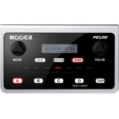 MOOER  PE100 - Pedal de efectos para guitarra