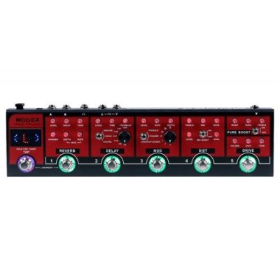 MOOER  Red Truck - P&eacute;dale multi-effets pour guitare &eacute;lectrique