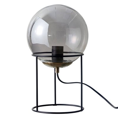 DYBERG LARSEN Moon Lampe de Table Smoked Glass H34&Oslash;20 - DybergLarsen