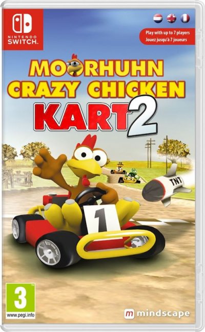 JUST FOR GAMES Moorhuhn Crazy Chicken Kart 2 Nintendo Switch 