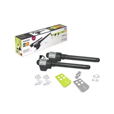 MOOVO  - XW532KM - Kit de motorisation pour portail battant - Noir