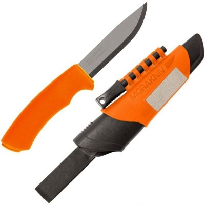MORAKNIV  - 12051 - poignard mora bushcraft survival orange inox