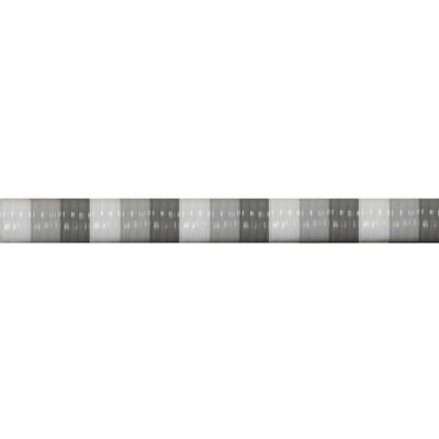 Morel - Rideau de porte Antilles poly&eacute;thyl&egrave;ne 90x220 cm - gris, blanc