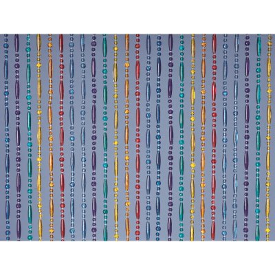 Morel - Rideau de porte Olivia - 90x200 cm - arc ciel translucide