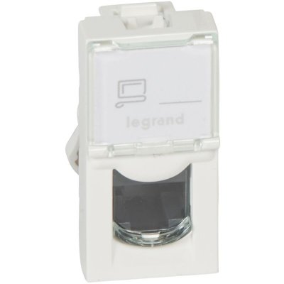 LEGRAND Mosaic 22,5x45 1 rj45 cat6a ftp  76573