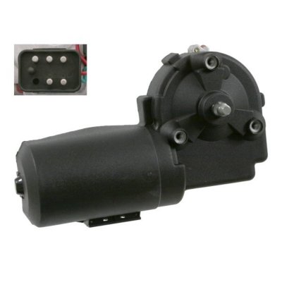 FEBI Moteur d'essuie-glace, 12 V, par ex. pour Mercedes-Benz