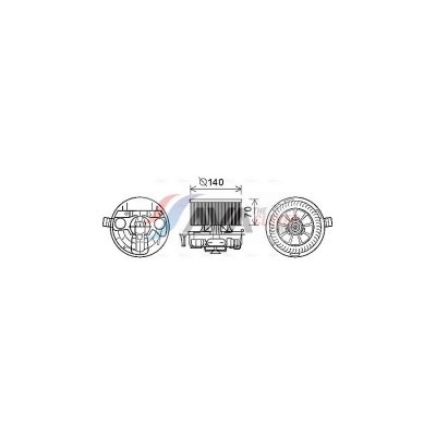 AVA QUALITY COOLING Moteur &eacute;lectrique, pulseur d'air habitacle AVA Deutschland GmbH RT8574
