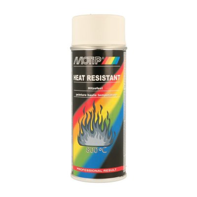 MOTIP  - A&eacute;rosol de peinture Haute Temp&eacute;rature 800&deg;C Couleur: Blanc