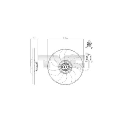 TYC Moto-ventilateur pour Astra J &agrave;&nbsp; partir de 12/2009 290w ()