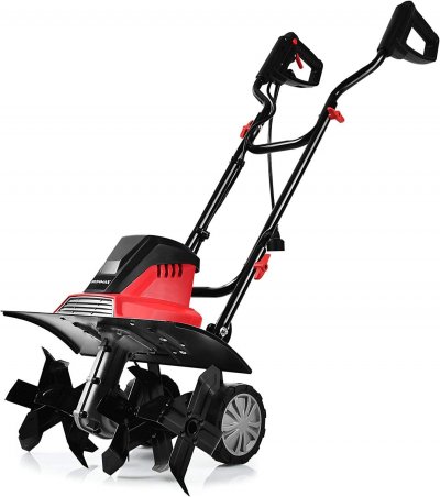 COSTWAY Motobineuse &Eacute;lectrique 1500W -  - Profondeur Travail 22CM - Largeur 43CM - 6 Lames