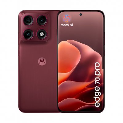 MOTOROLA  Edge 70 Pro 5g 8 Go/256 Go Rouge (zinfandel) Double Sim