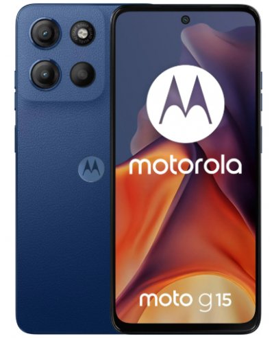 MOTOROLA  Moto G15 4G 8 Go/128 Go Bleu (Sea Blue) Double SIM 