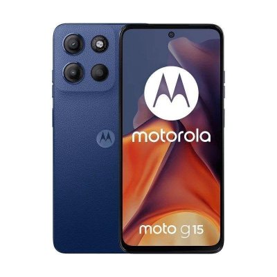 MOTOROLA  Moto G15 Smartphone 6.72 50MP 5200mAh 8GB 256GB Blu Marino