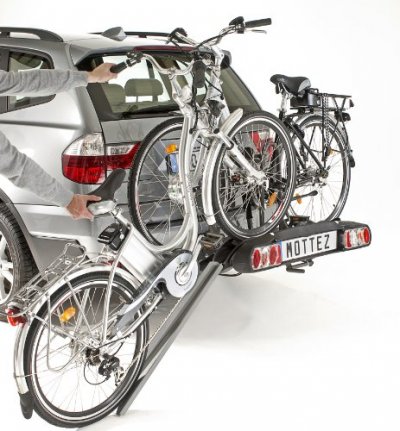 MOTTEZ  A028P2 Porte-V&eacute;los 2 V&eacute;los &Eacute;lectrique Rabattable