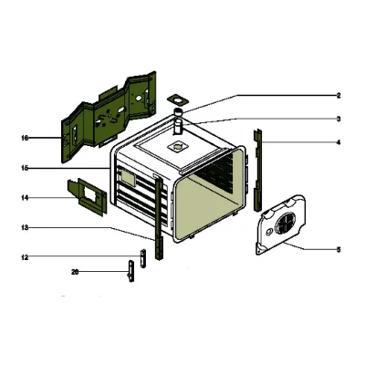 INDESIT MOUFLE DE FOUR REP 15 pour FOUR  - C00273440