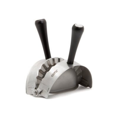 GEFU Moule &agrave; raviolis articul&eacute; rond en acier inoxydable argent
