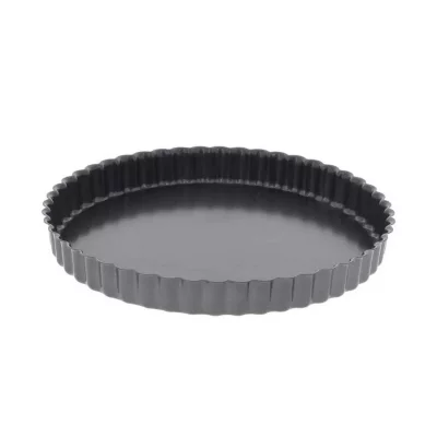 DE BUYER Moule &agrave; tarte acier rev&ecirc;tu D28 cm Multicolore 