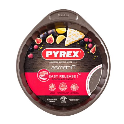PYREX Moule &agrave; tarte  m&eacute;tal diam 30 cm Asimetria Multicolore 