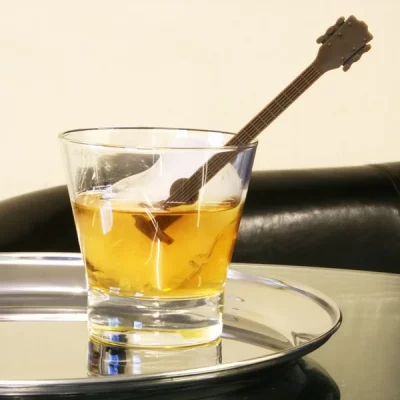 TOTALCADEAU Moule Bac &Agrave; Gla&ccedil;ons Et Chocolat Guitare