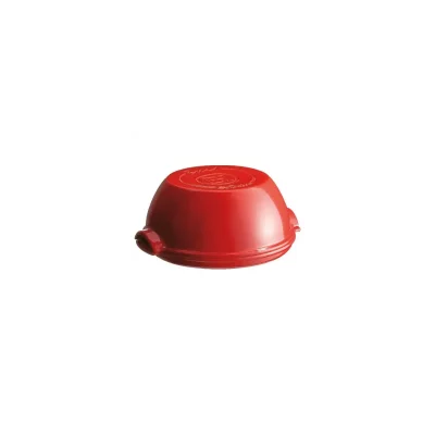 EMILE HENRY Moule cloche a pain en ceramique rouge grand cru - 