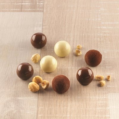 SILIKOMART Moule En Silicone Pour 15 Tartufino De 2.7 Cm