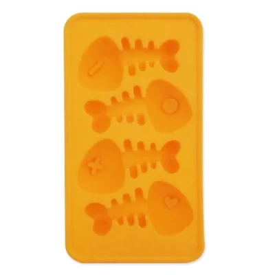 TOTALCADEAU Moule pour glacons forme aretes de poison bleu ou gateau chocolat moule bac a glacon insolite 