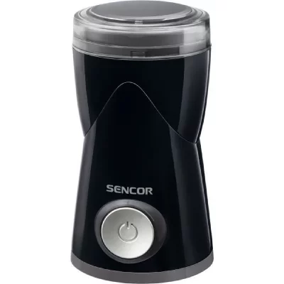 SENCOR Moulin &agrave; Caf&eacute; &Eacute;lectrique, Capacit&eacute; 50 g, 150W, Noir