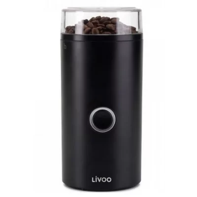 LIVOO Moulin &agrave; caf&eacute; &eacute;lectrique -  - DOD219N - 180 W - 12 tasses - Noir