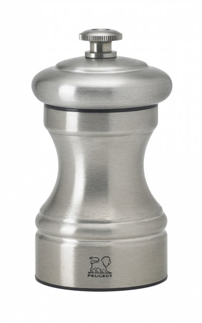 PEUGEOT Moulin &agrave; poivre 10 cm en inox Bistro Chef -  - Argent - Inox