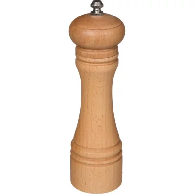 PARIS PRIX Moulin &agrave; poivre Bistrot - D 6 x H 22 cm - Bois